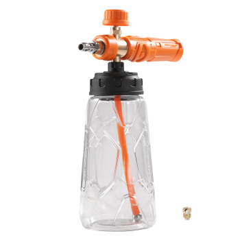1L Pressure Washer Foam Cannon with Adjustable Nozzle Thick Snow Foam Lance
