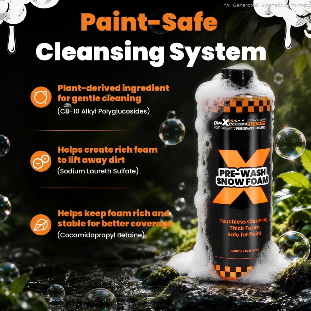 500ML Pre-Soak Foaming Car Wash Soap for Auto Vehicle Paint Surface Dirt Mud Bug