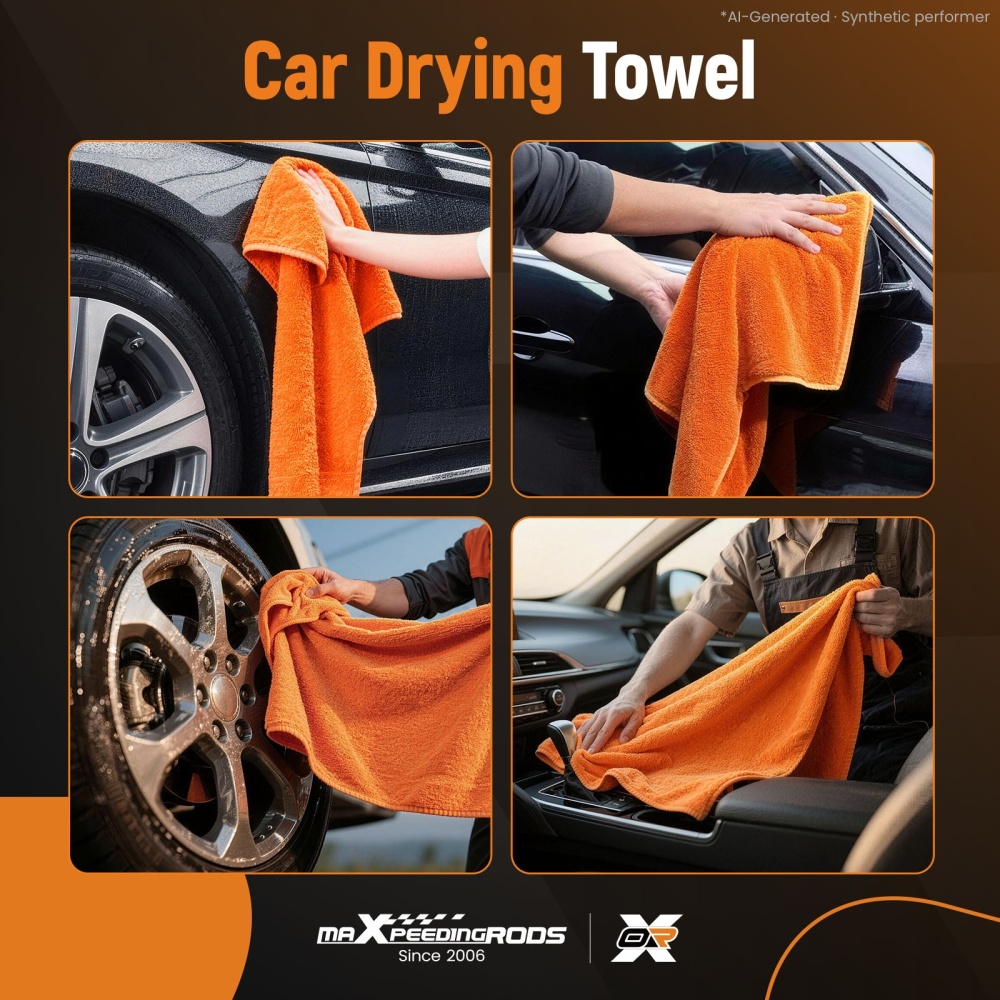 1* 20x24 Auto Car Drying Towel 1200GSM Microfiber Detailing Cloth Professional