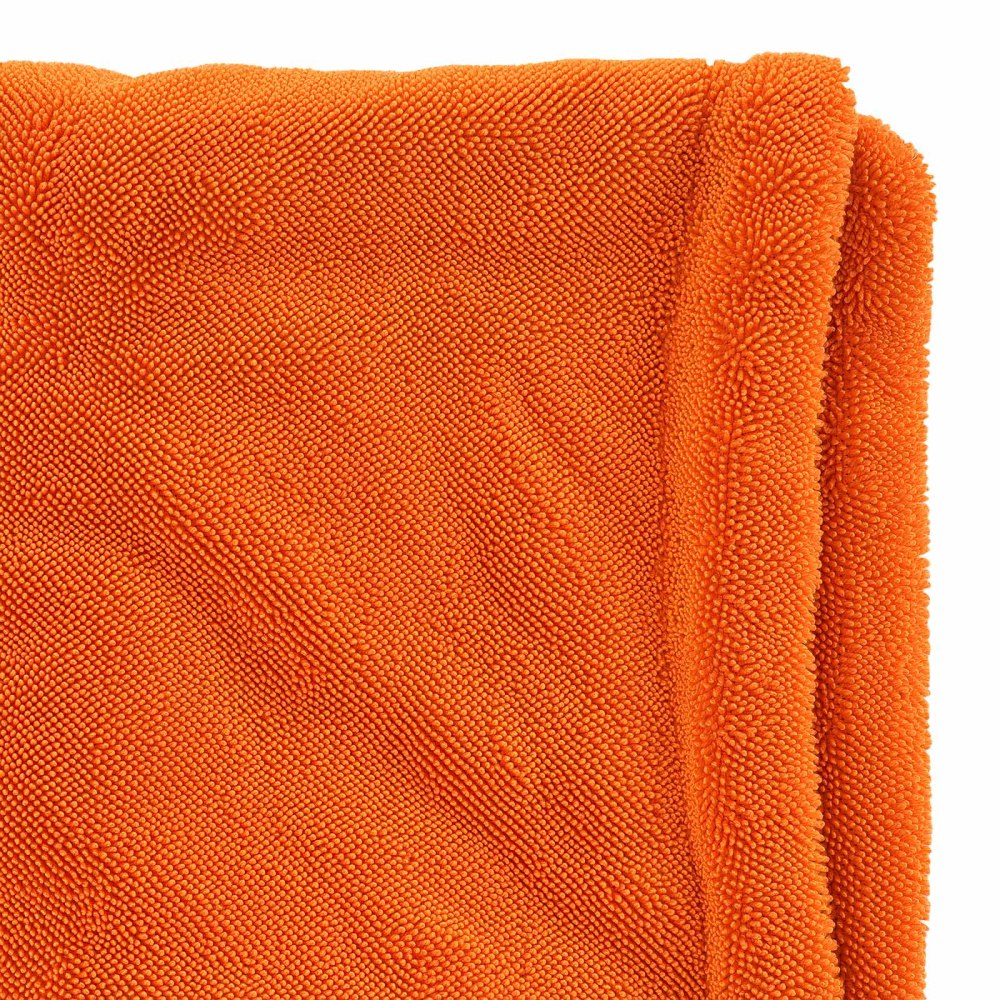 1200 GSM Car Drying Towel Microfiber for Auto Detailing 30 x 30 Orange