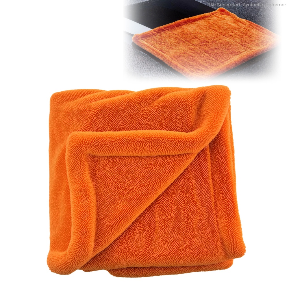 Heavy Duty Car Drying Towel 36x30 Microfiber Cleaning Cloth 1200GSM Drying Rag