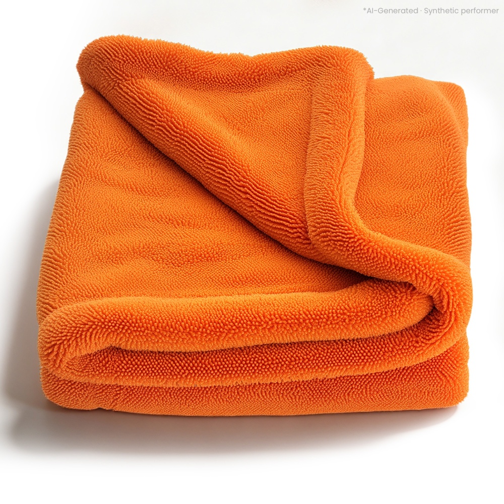 Heavy Duty Car Drying Towel 36x30 Microfiber Cleaning Cloth 1200GSM Drying Rag