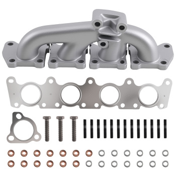 New Exhaust Manifold W/Gasket compatible for Audi A3/TT/Compatible for Volkswagen Jetta L4 1.8T 1999-2005