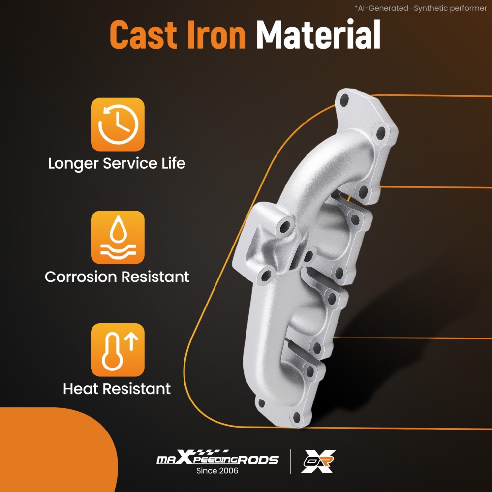 New Exhaust Manifold W/Gasket compatible for Audi A3/TT/Compatible for Volkswagen Jetta L4 1.8T 1999-2005