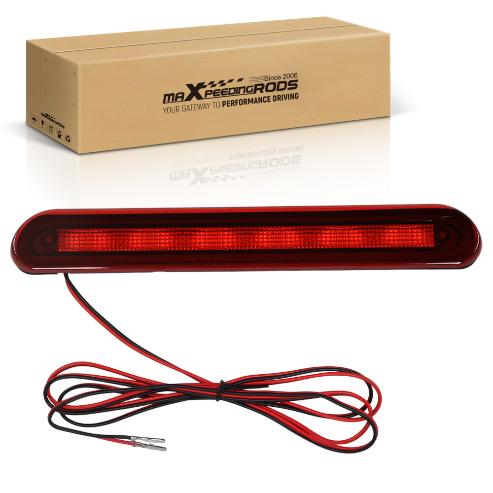 3rd Brake Light Red Cargo Third Lamp For Truck Cap Topper AT-LED-28X30-01