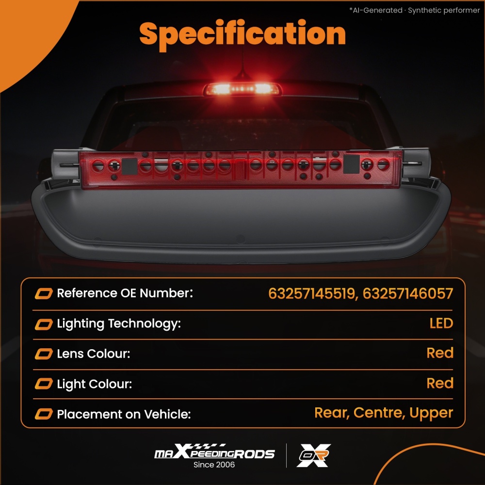 Rear High Level Brake Light Lamp compatible for BMW 3 Series E90 E92 2005-2012 #63257145519