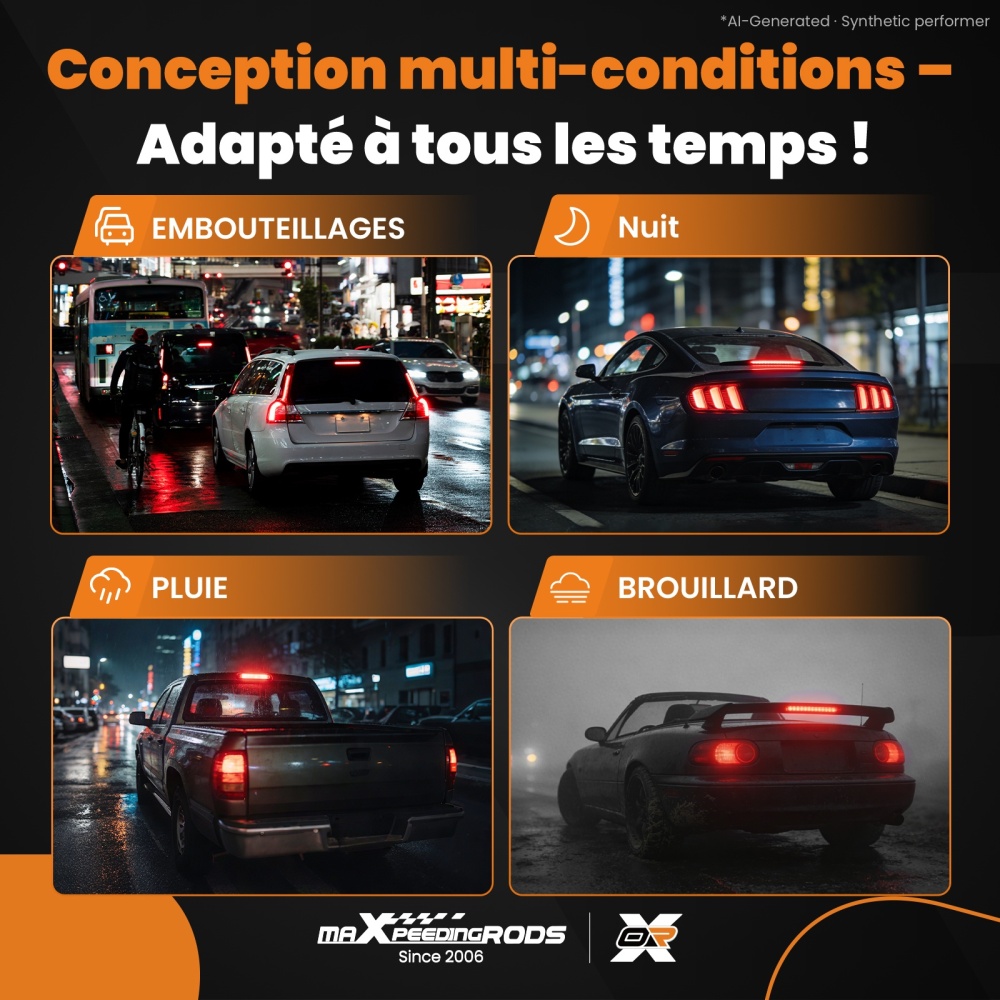 3ème Feu de Freinage LED Arrière compatible pour VW Beetle 1998-2010 1C0945097B
