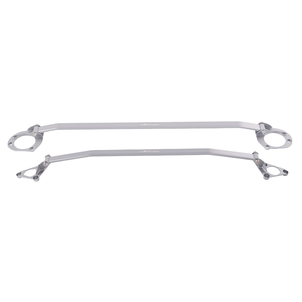 Front Upper Strut Tower Brace + Rear Trunk Shock Bar compatible for Toyota Camry 2006-2017