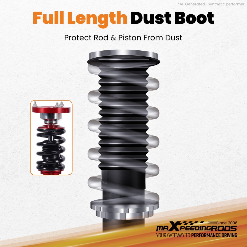 Coilover 24 Way Adjustable Suspension Kit compatible for BMW 3-Series AWD E90 E92 E93 06-13
