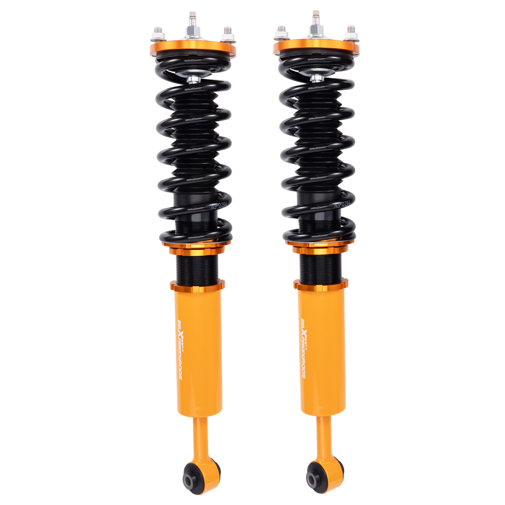 Maxpeedingrods Amortiguador Coilovers Kits de suspensión 24 vías ajustables Compatible para Honda Accord 2003-2007