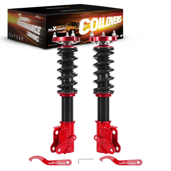 Front 24 Way Damping Coilovers Suspension Lowering Kit compatible for Honda Civic 06-11