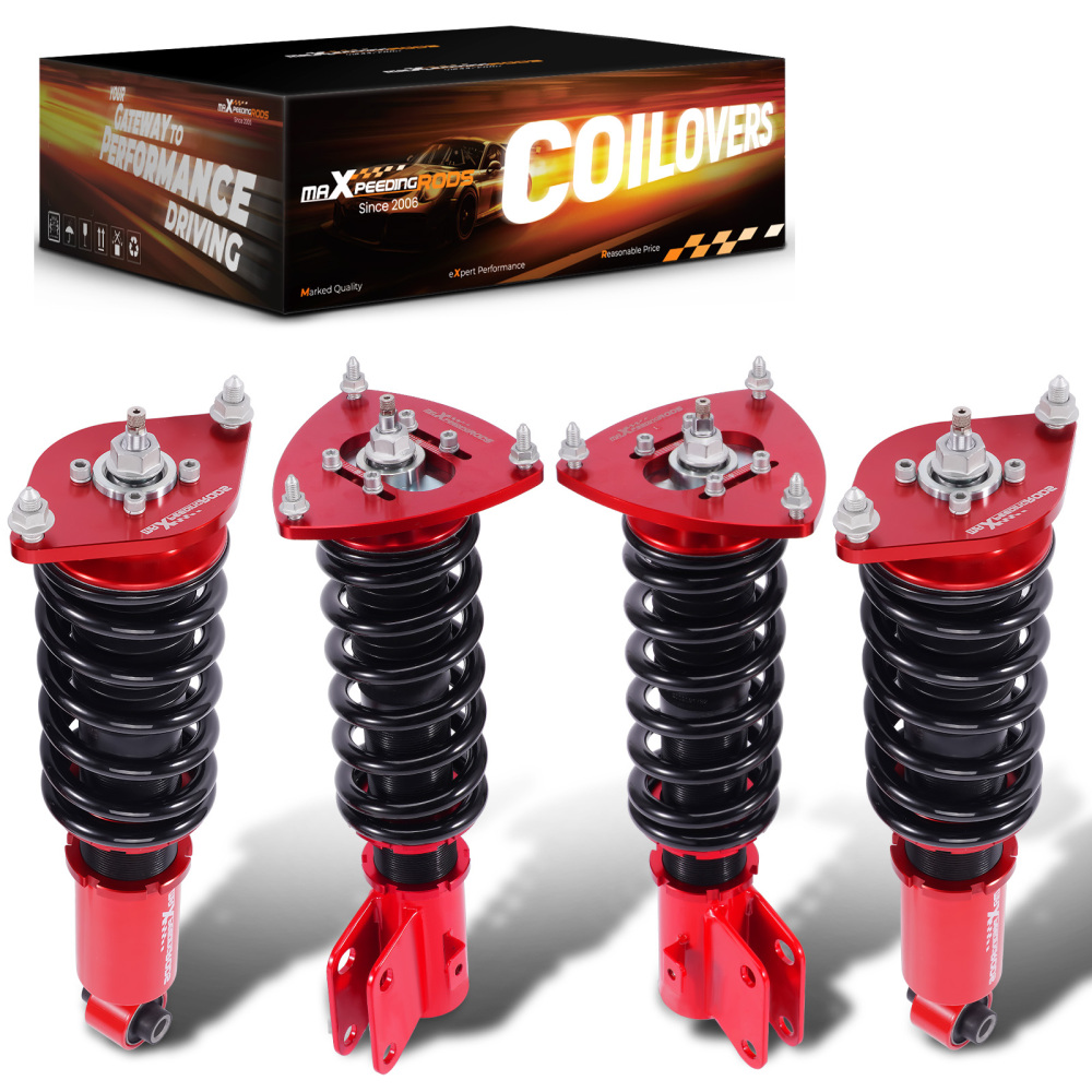 MaXpeedingrods 24 Step Coilovers Lowering Kit compatible for Subaru Impreza WRX Sedan 08-14
