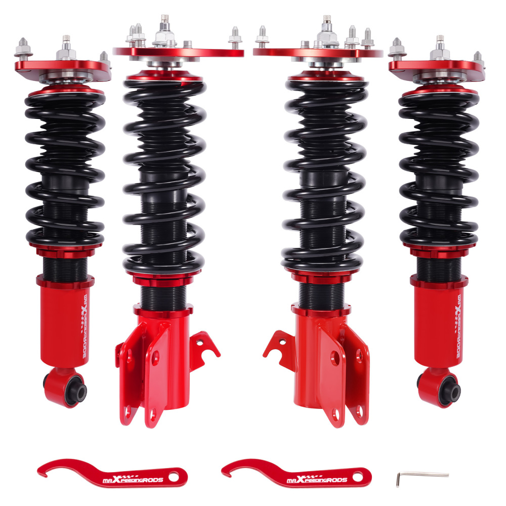 MaXpeedingrods 24 Step Coilovers Lowering Kit compatible for Subaru Impreza WRX Sedan 08-14
