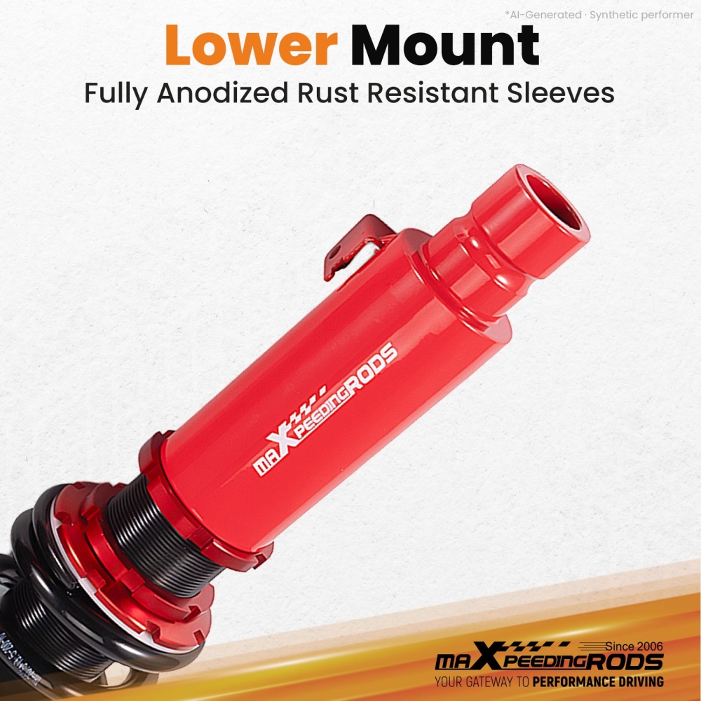 Maxpeedingrods Coilover Lowering Kit Adjustable Damper compatible for ACURA TL 09-14