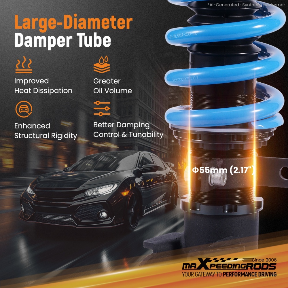 T6 Coilovers compatible for Mazda CX-5 KF 2017-2021 2.0 2.2 2.5
