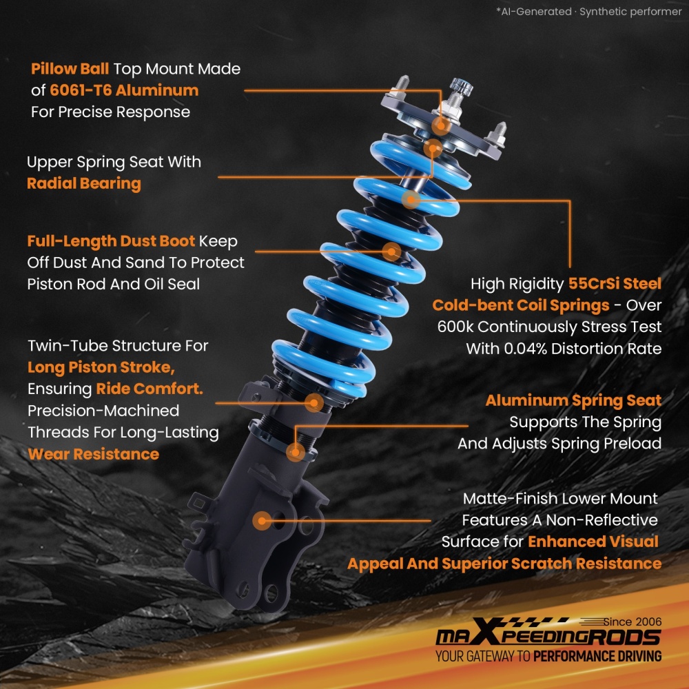T6 Coilovers compatible for Mazda CX-5 KF 2017-2021 2.0 2.2 2.5