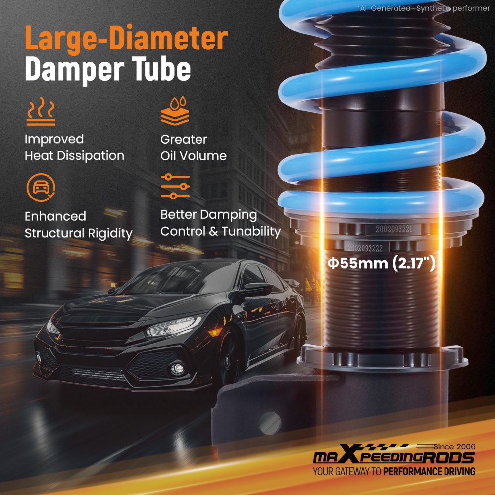 Upgrade Coilover Kit compatible for BMW 3 Series E36 Compact 1994-2000 316 318 323