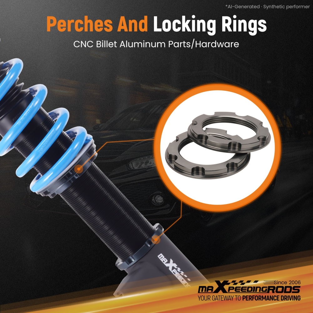 MaXpeedingrods T6 Coilover Suspension Kit compatible for Mazda 3 (BP) Sedan Hatchback 2019+