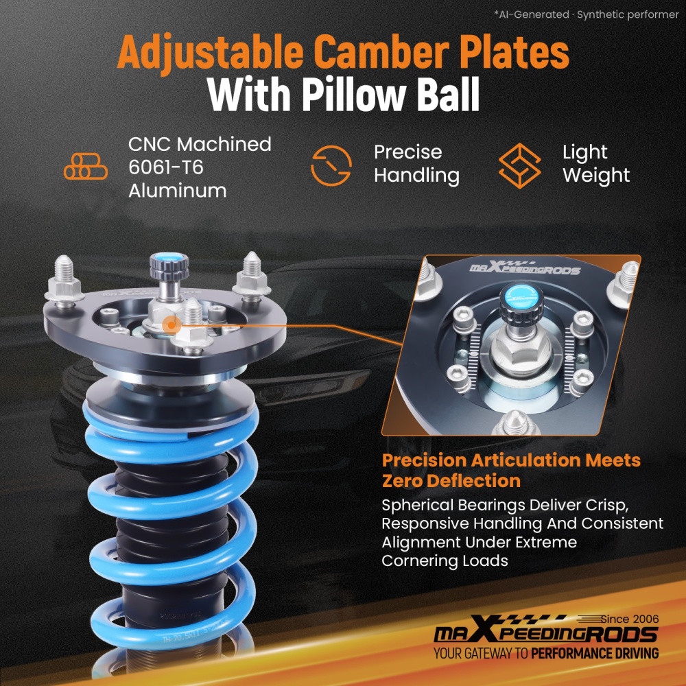 MaXpeedingrods T6 Coilover Suspension Kit compatible for Mazda 3 (BP) Sedan Hatchback 2019+