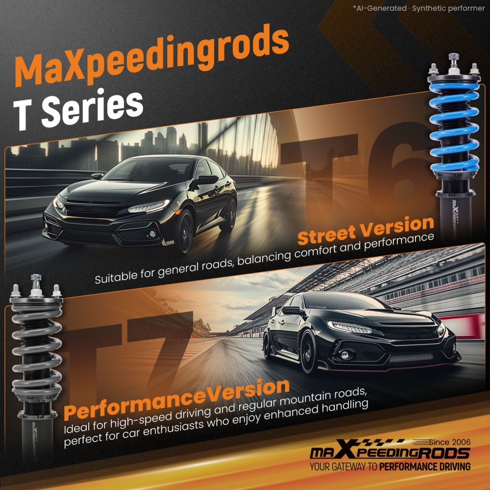 MaXpeedingrods 24 Way Adj. Coilovers Lowering Kit compatible for SUBARU OUTBACK BL/BP 03-09