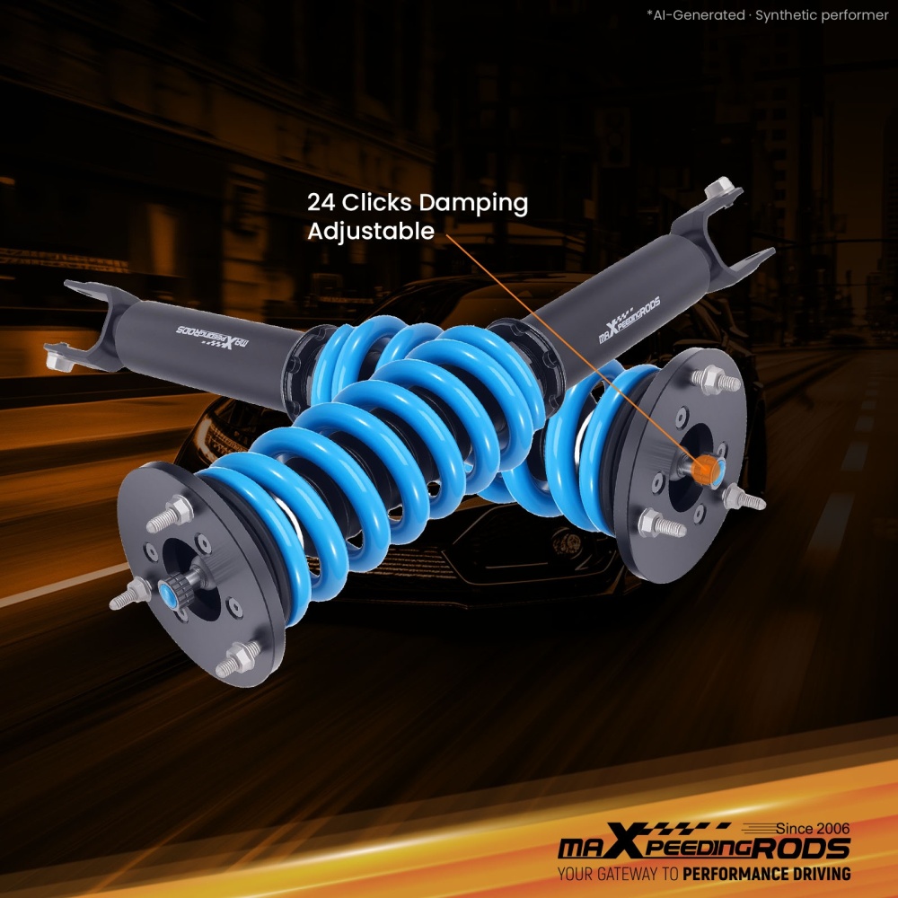 MaXpeedingrods T6 Coilovers Lowering Kit compatible for Jaguar XE RWD 2016-2021