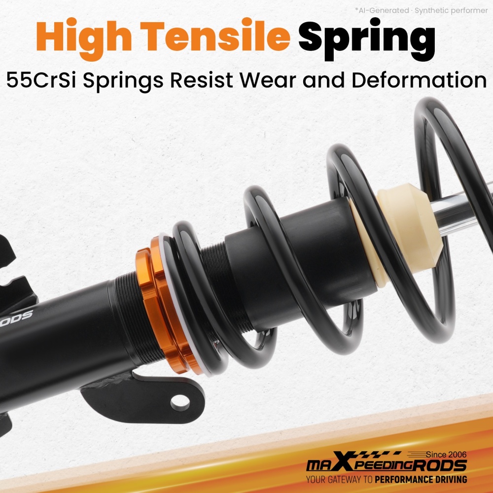 Coilovers Height Adjsustable compatible for MINI COOPER R50, R53 2002-2006