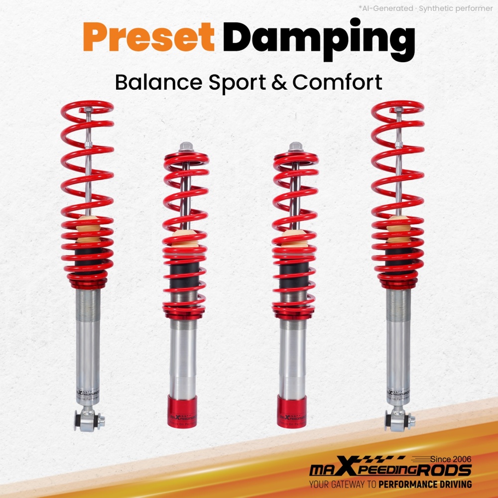 Compatible for Bmw e39 5 Series Sedan530D (1995-2003) Coilovers Shock Sruts Kit  Lowering Kit