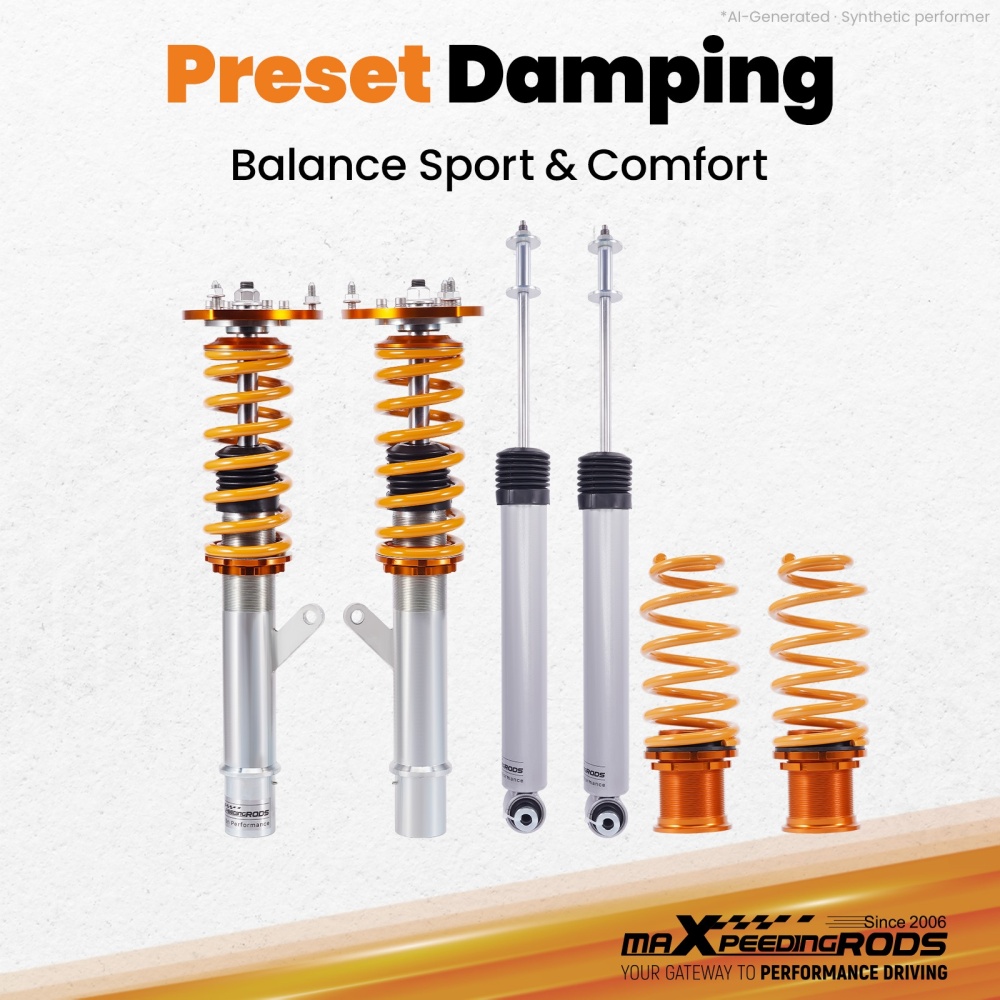 Coilovers Kit compatible for VW Golf MK7 5G compatible for Audi A3 S3 2013-20 compatible for Seat Leon Mk3 Octavia