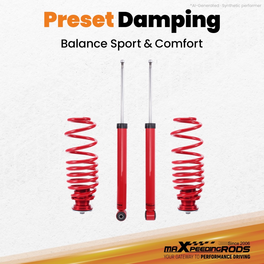 Rear Coilovers suspension lowering compatible for VW Golf mk 4 1998 - 2004