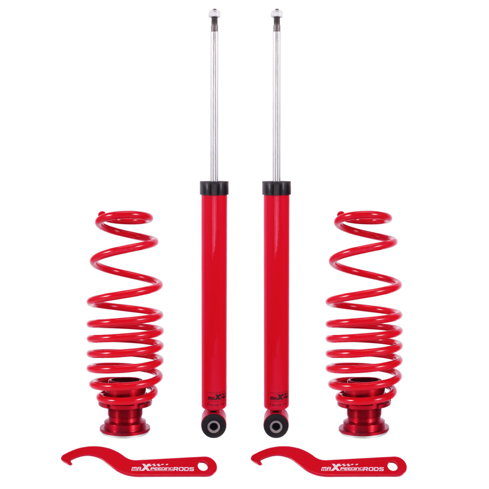 Amortiguadores traseros Coilovers compatible para VW Golf IV 1J1 compatible para Seat Leon 1M1 1997-07