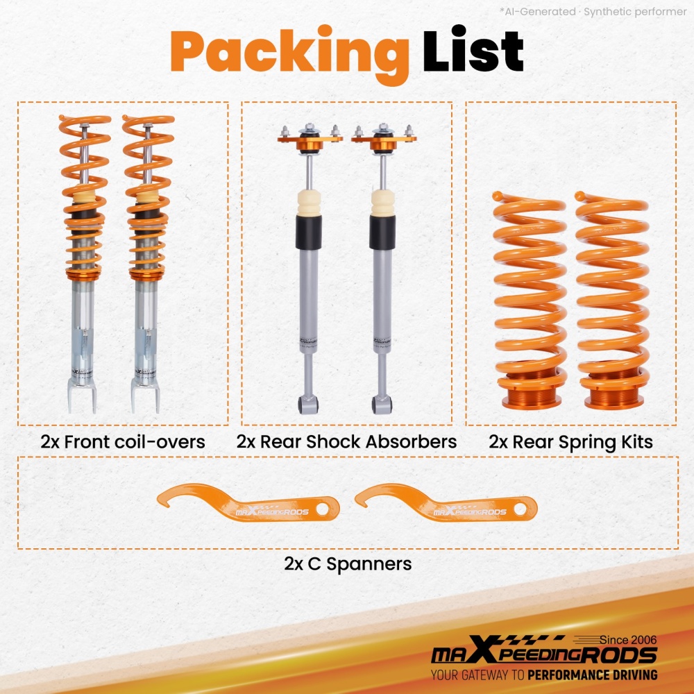 Coilovers Suspension Kit compatible for Dodge Magnum 2005-2008 compatible for Chrysler 300/300C SRT8 2WD