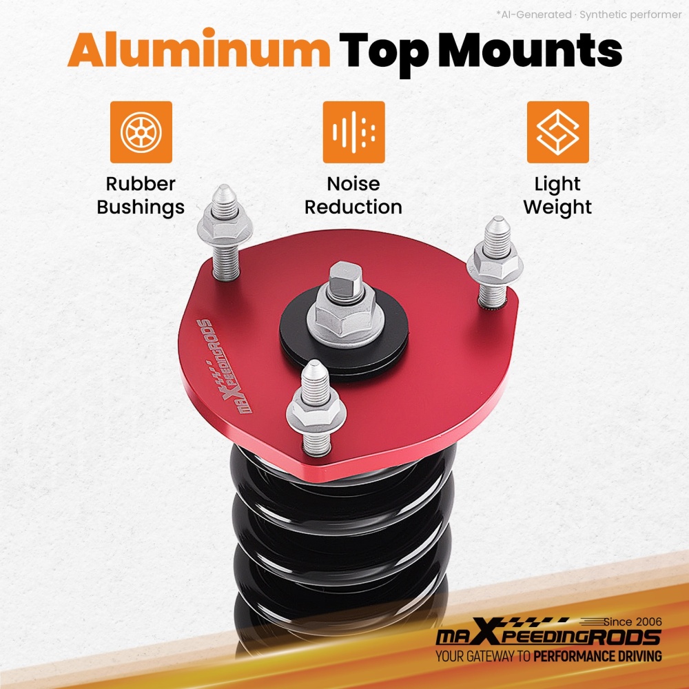 Adjustable Coilovers Suspension Lowering Kit compatible for Mazda Miata MX-5 NC 06-15