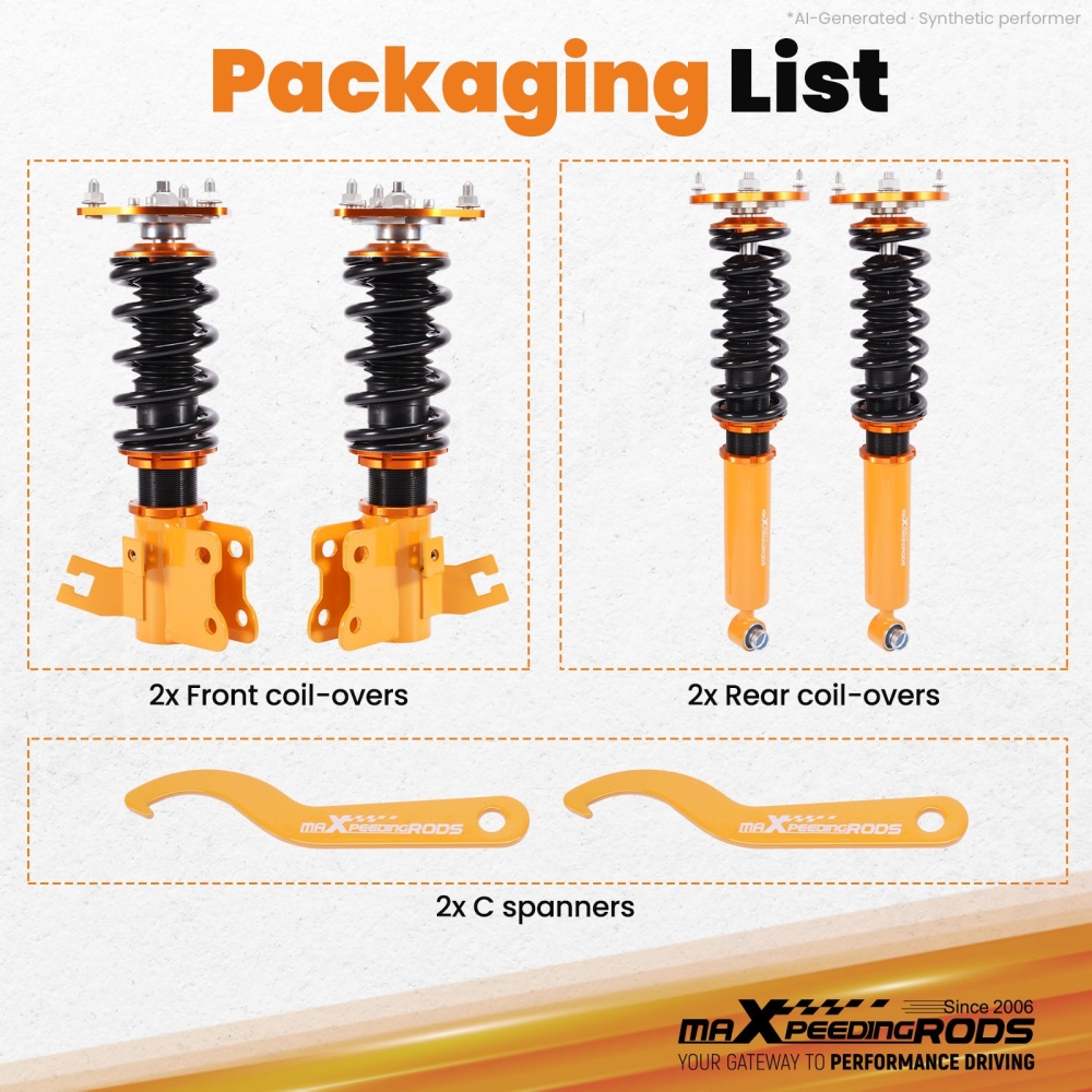 Coilovers compatible for Nissan S14 200SX Silvia 240SX Adjustable Height Suspension Struts