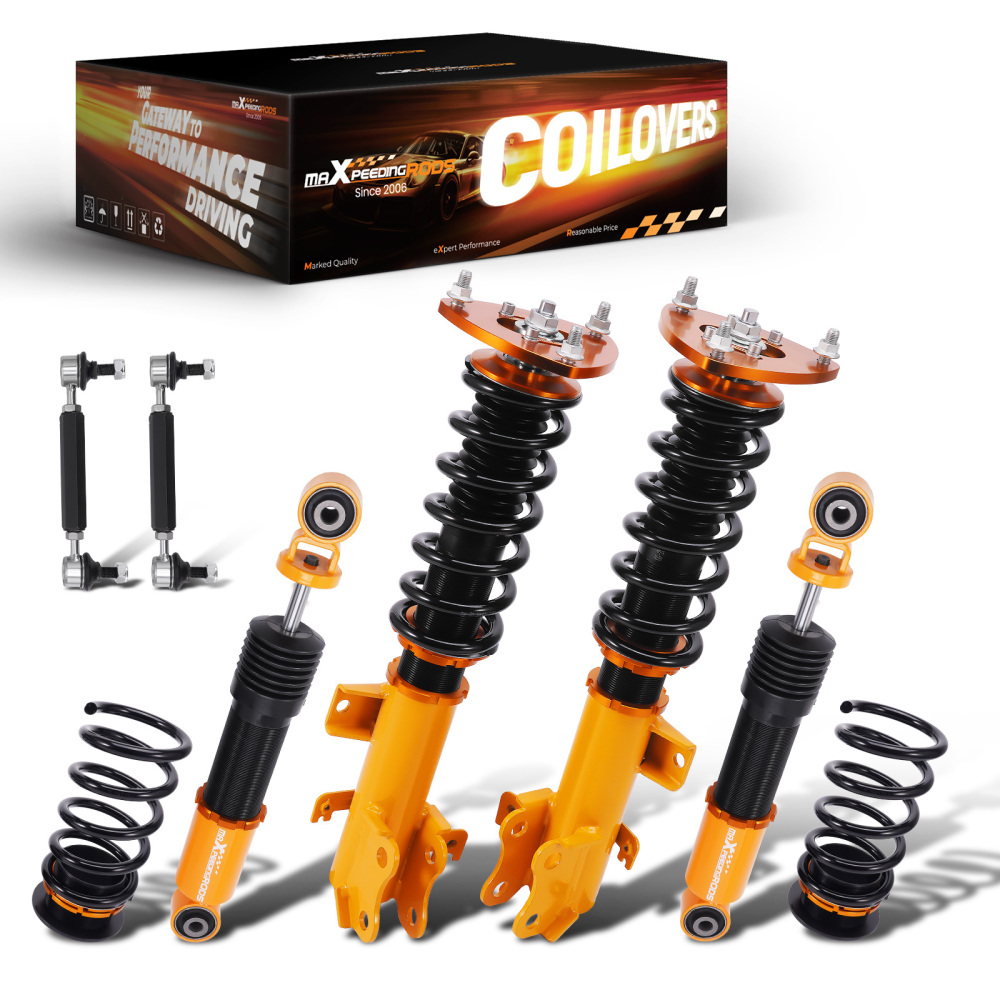 Compatible for Honda Odyssey 1999 - 2004 Shock Absorbers Adjustable Height Coilovers Suspension Kit Lowering Kit