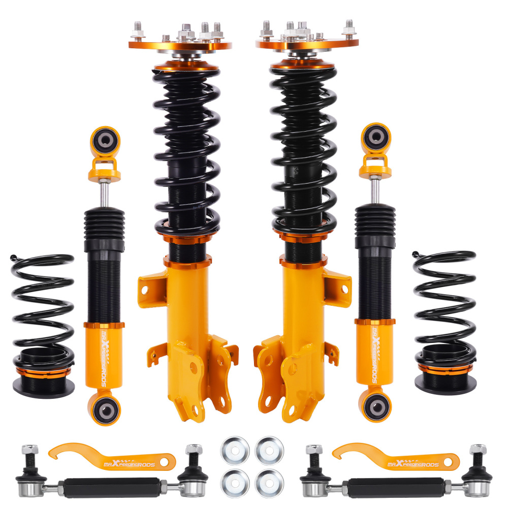 Compatible for Honda Odyssey 1999 - 2004 Shock Absorbers Adjustable Height Coilovers Suspension Kit Lowering Kit