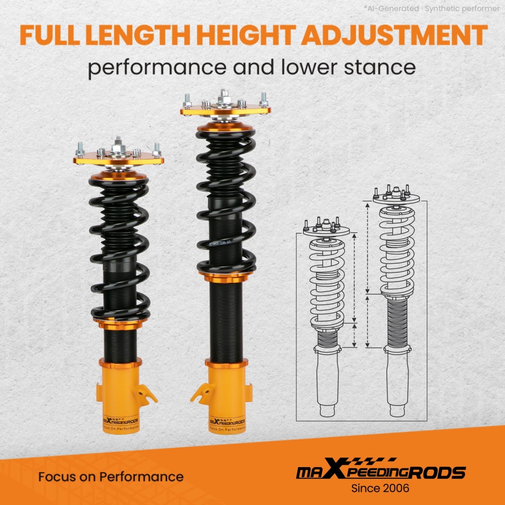 2000 - 2004 compatible for Subaru Outback Complete Struts Shocks Coil Spring Coilovers Lowering Kit