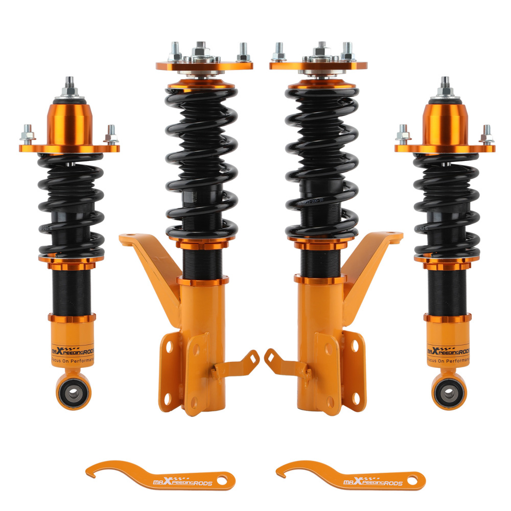 Compatible for Toyota Corolla E90 E100 E110 1988 - 1999 Adjustable Height Camber Suspension Kit Coilovers Lowering Kit