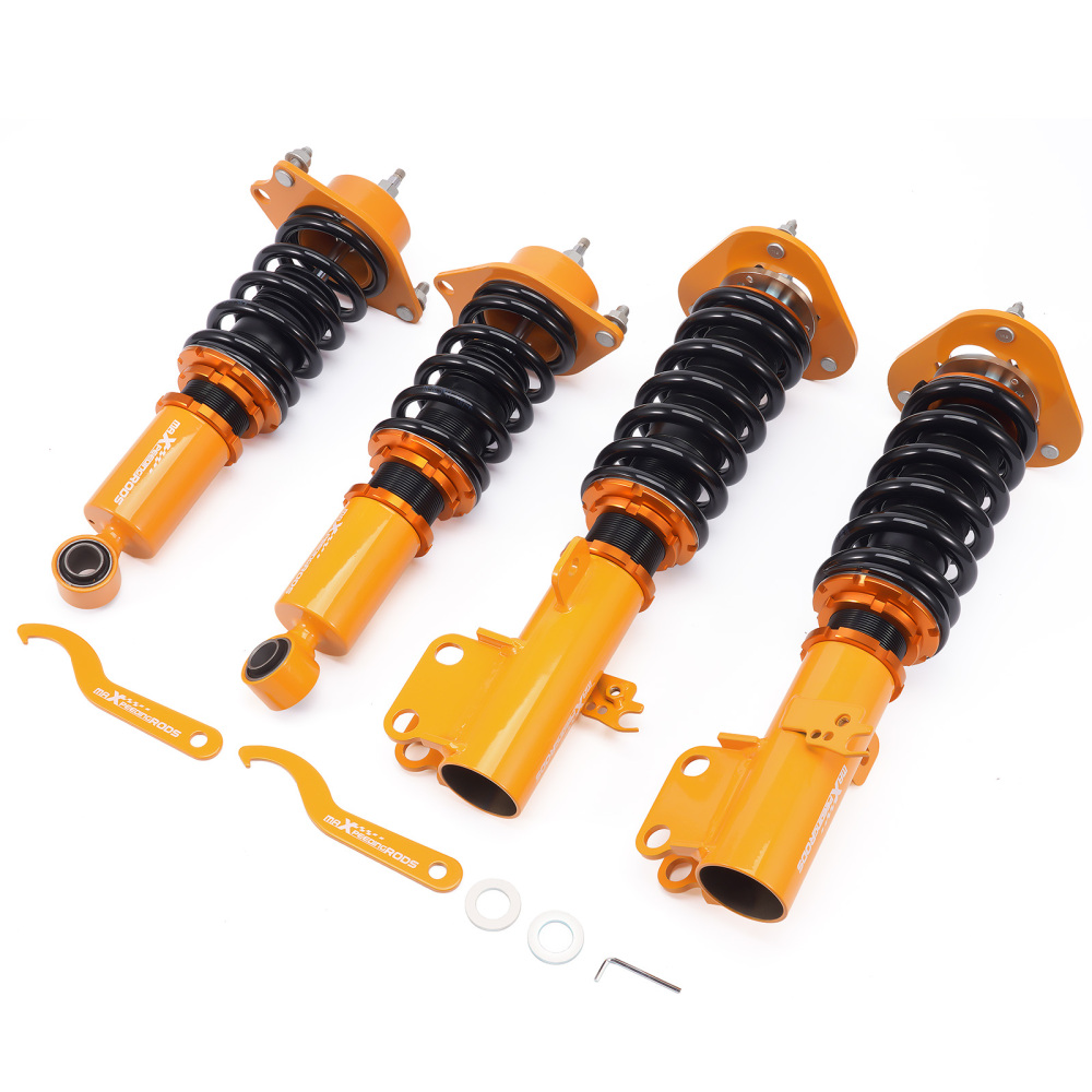 Adjustable Coilovers compatible for Toyota Corolla (E140) AZE141L XRS 2009-2010 Coil Over Spring Shock Absorbers Struts Golden Lowering Kit