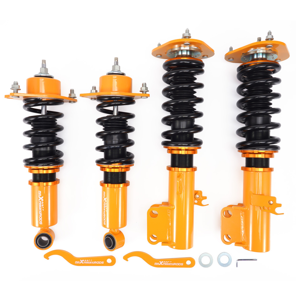 Adjustable Coilovers compatible for Toyota Corolla (E140) AZE141L XRS 2009-2010 Coil Over Spring Shock Absorbers Struts Golden Lowering Kit