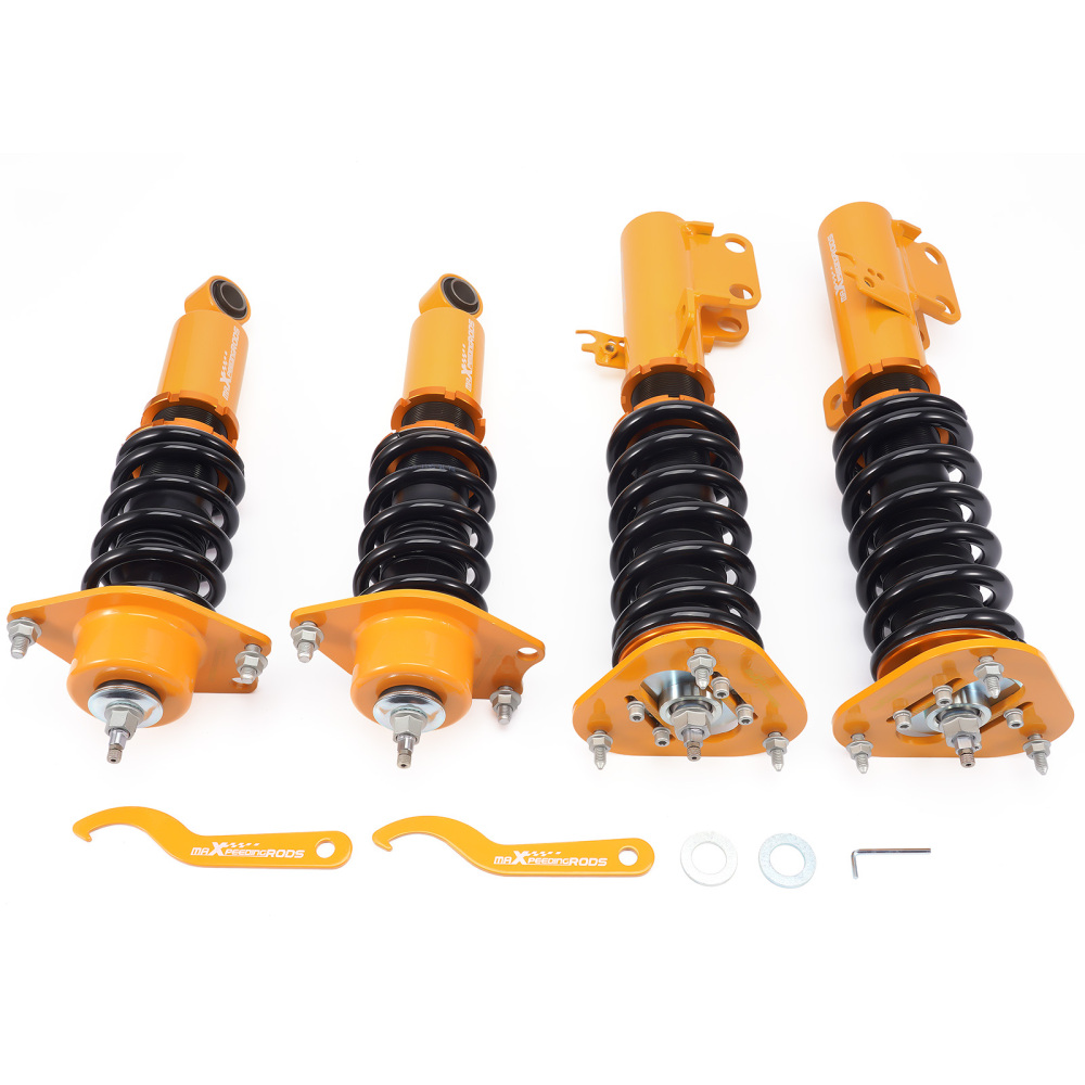 Adjustable Coilovers compatible for Toyota Corolla (E140) AZE141L XRS 2009-2010 Coil Over Spring Shock Absorbers Struts Golden Lowering Kit