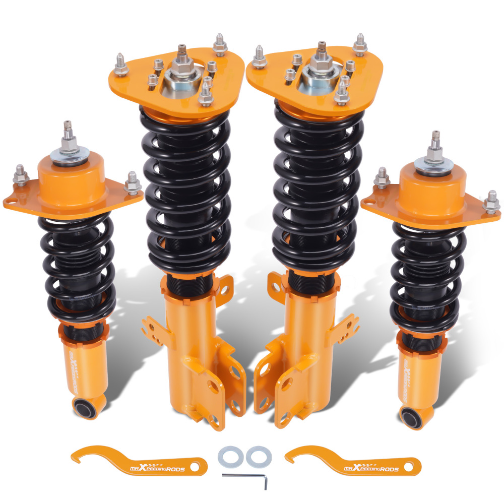 Adjustable Coilovers compatible for Toyota Corolla (E140) AZE141L XRS 2009-2010 Coil Over Spring Shock Absorbers Struts Golden Lowering Kit