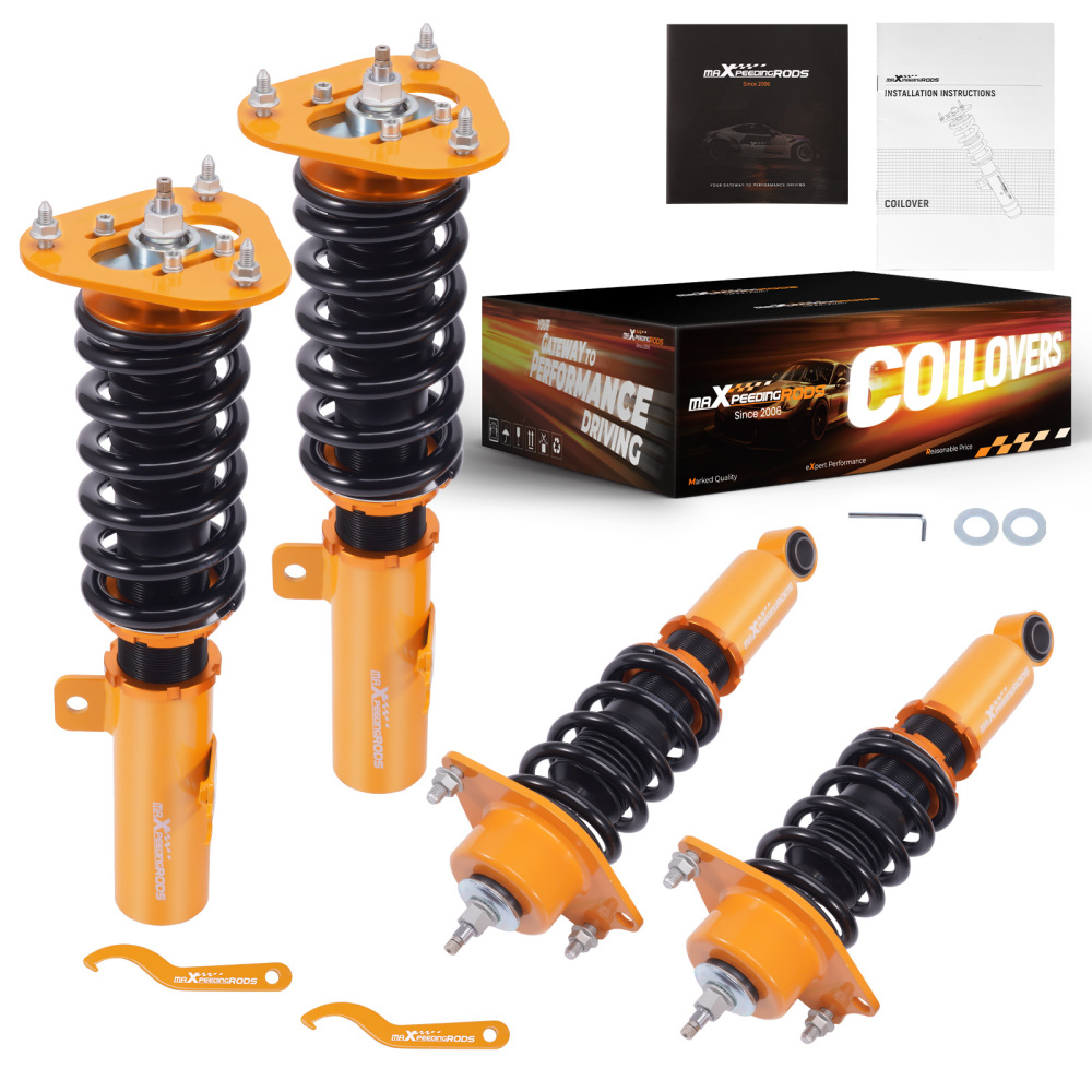 Adjustable Coilovers compatible for Toyota Corolla (E140) AZE141L XRS 2009-2010 Coil Over Spring Shock Absorbers Struts Golden Lowering Kit