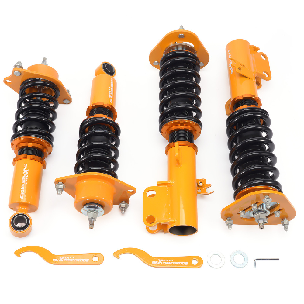 Adjustable Coilovers compatible for Toyota Corolla (E140) AZE141L XRS 2009-2010 Coil Over Spring Shock Absorbers Struts Golden Lowering Kit