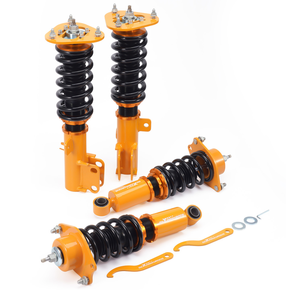 Adjustable Coilovers compatible for Toyota Corolla (E140) AZE141L XRS 2009-2010 Coil Over Spring Shock Absorbers Struts Golden Lowering Kit