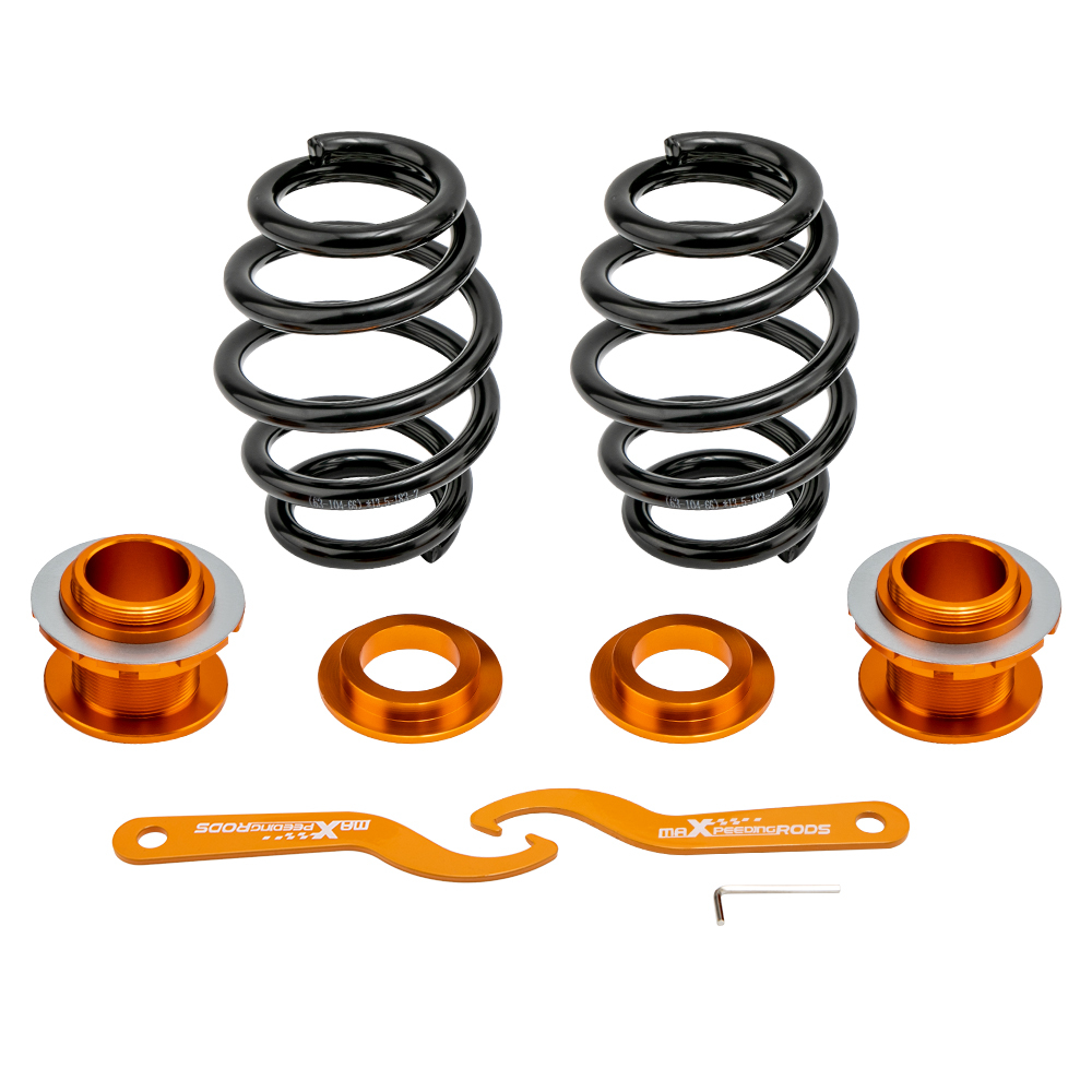 Maxpeedingrods Racing Amortiguador Coilover Kit de amortiguadores compatible para BMW 3 (E36) sedán de 4 puertas 1990-1998
