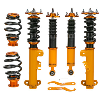 Maxpeedingrods Racing Amortiguador Coilover Kit de amortiguadores compatible para BMW 3 (E36) sedán de 4 puertas 1990-1998
