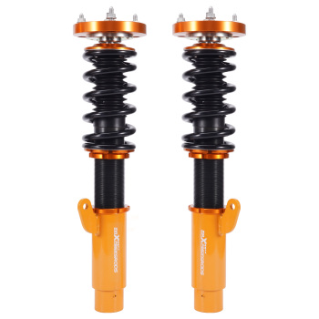 Kit ammortizzatori per auto Anteriore e Posteriore compatibile per BMW E46 Serie 3 1998-2005 Lowering Kit