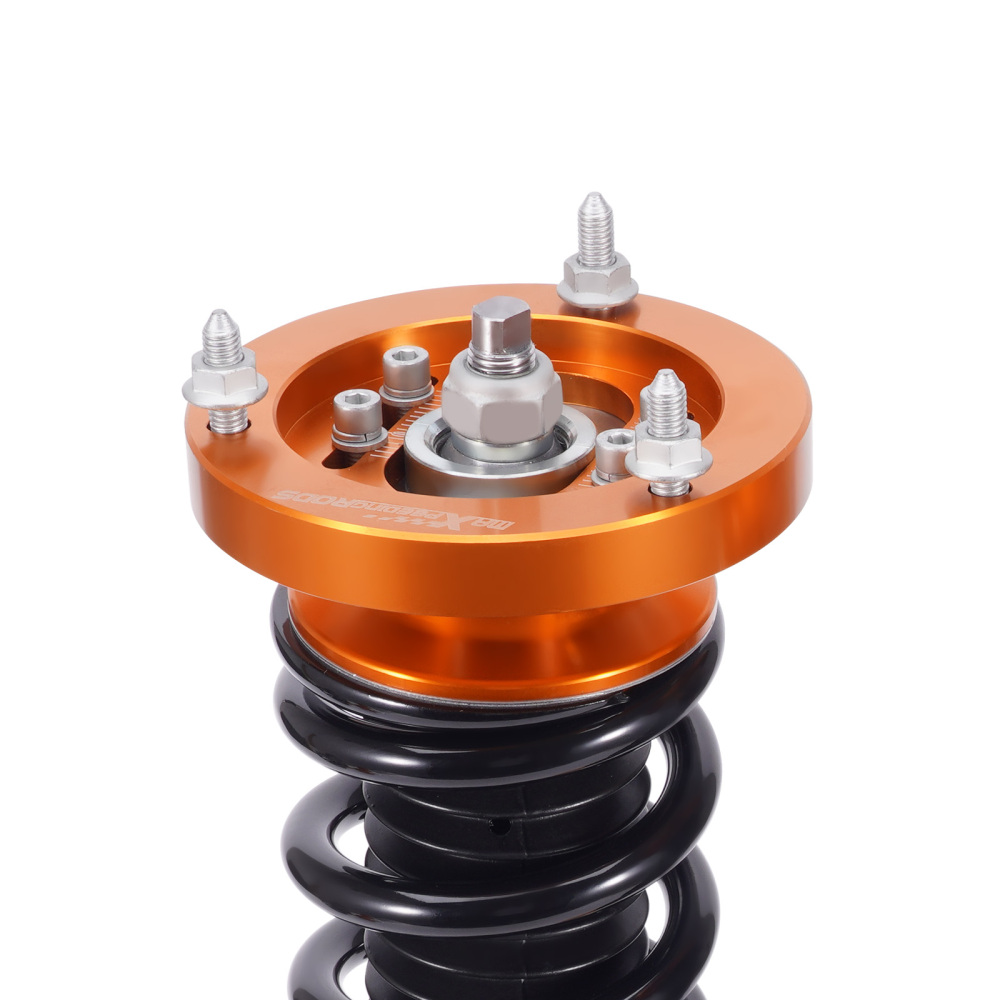 Maxpeedingrods Amortiguadores de amortiguador ajustable en altura Coilover compatible para BMW 3 (E46) Sedán de 4 puertas 1998-2005