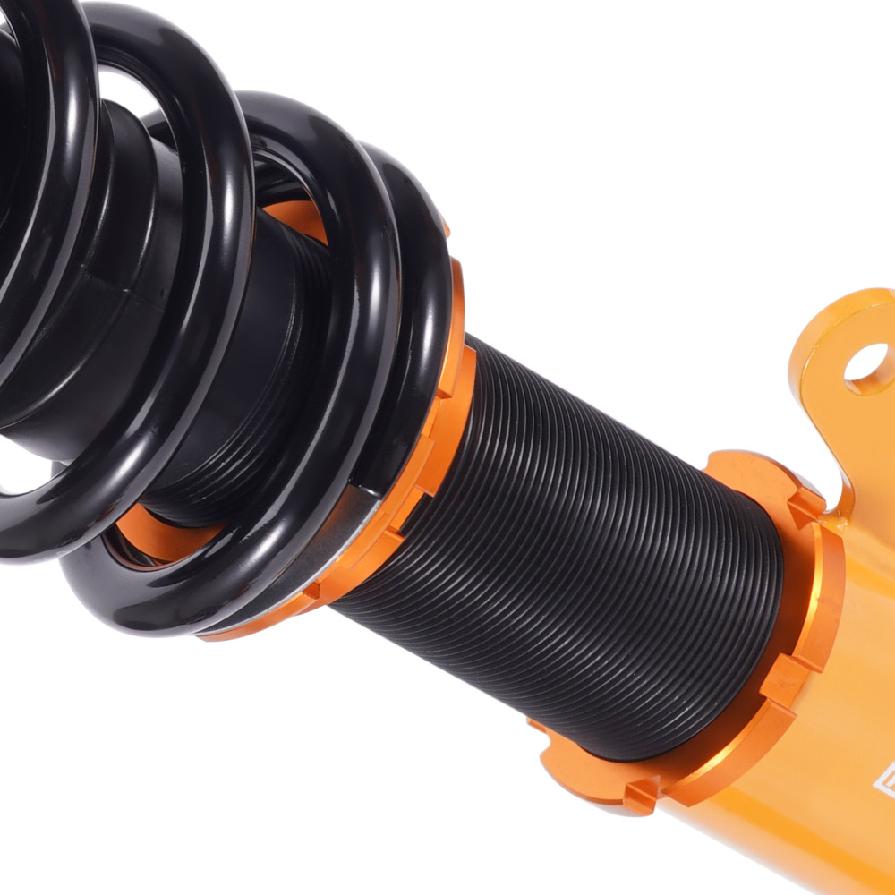 Maxpeedingrods Amortiguadores de amortiguador ajustable en altura Coilover compatible para BMW 3 (E46) Sedán de 4 puertas 1998-2005