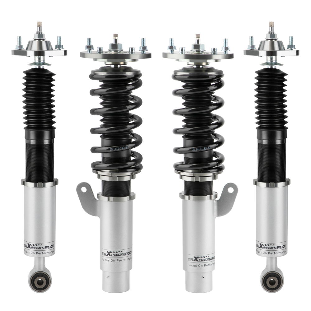 Compatible for BMW E46 3 Series 1998-2006 Height And Damper Adjustable Coilover Suspension Kit Lowering Kit